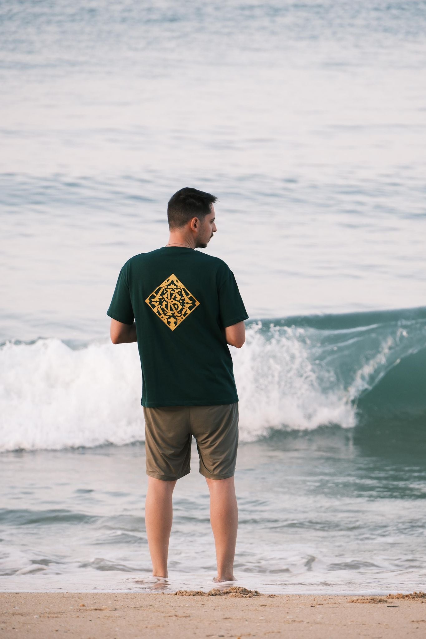 T-shirt “Dark Matter” – Green/Yelloww