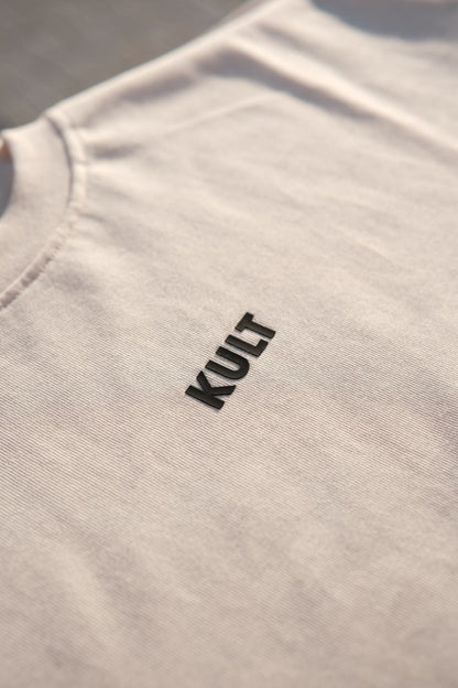 T-shirt “Singularity” – Cream/Black